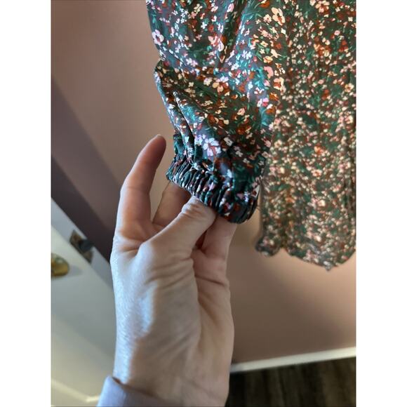 Matilda Jane Fabulous Floral Dress Rayon Fall Long Sleeve Tiered Oversized Small - Picture 4 of 9